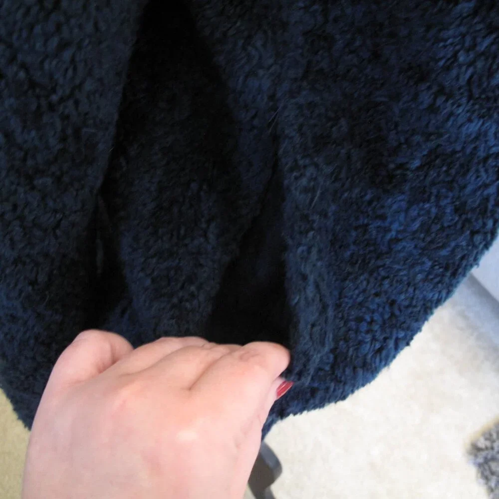 PENDLETON - Fuzzy Wool Blend Teal Sherpa Jacket